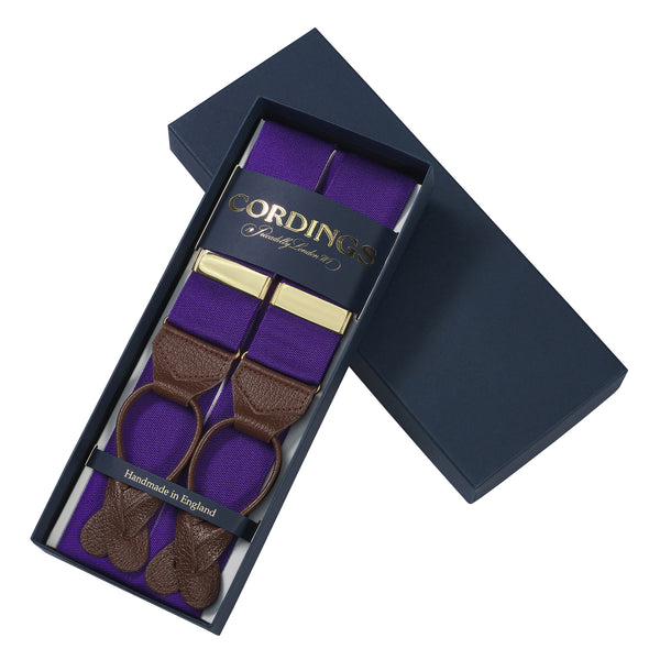 Purple Ribbon Braces