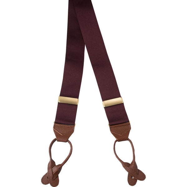 Claret Ribbon Braces