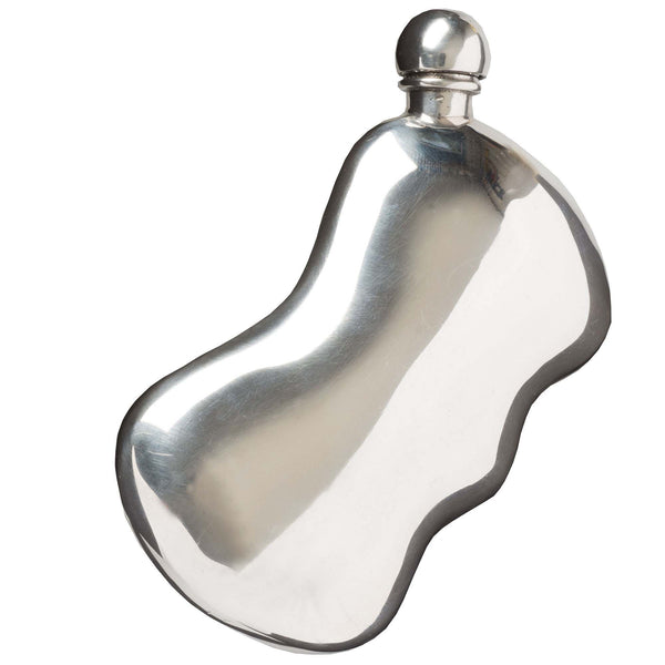 4oz Pewter Grip Flask