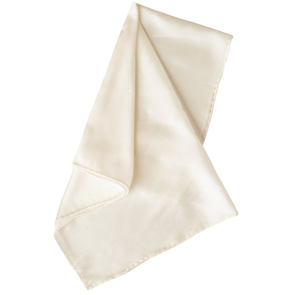 Cream Solid Silk Hank
