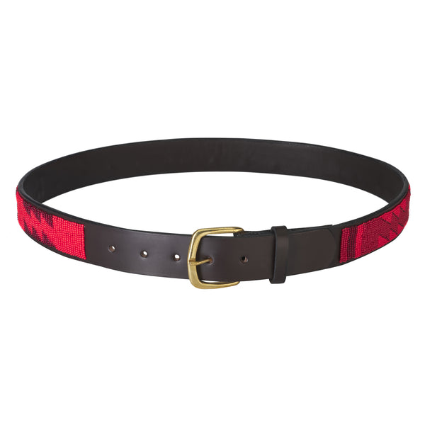 Red Malindi Beaded Belt