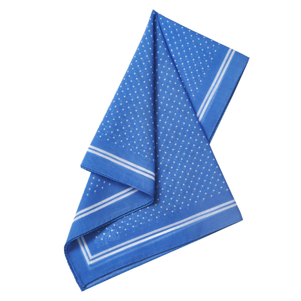Blue Fine Cotton Spot Hank