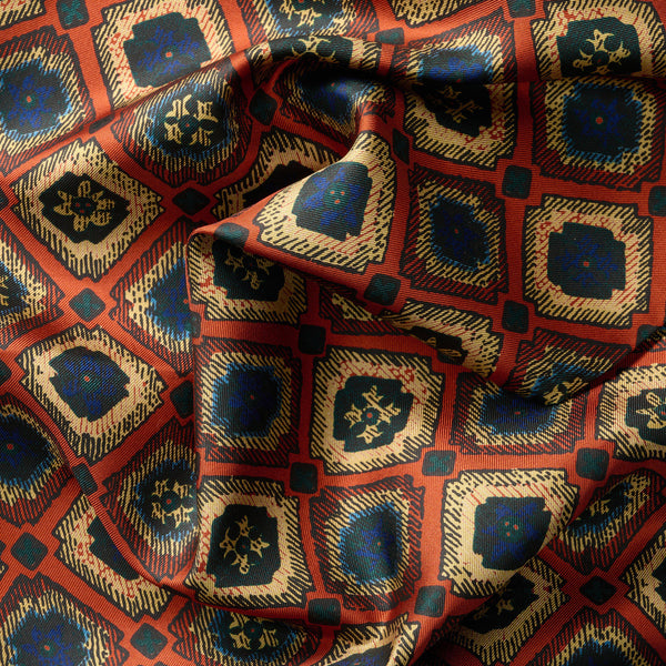 Rust Medieval Animal Scarf