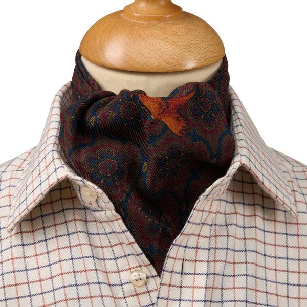 Green & Yellow Pheasant Cravat
