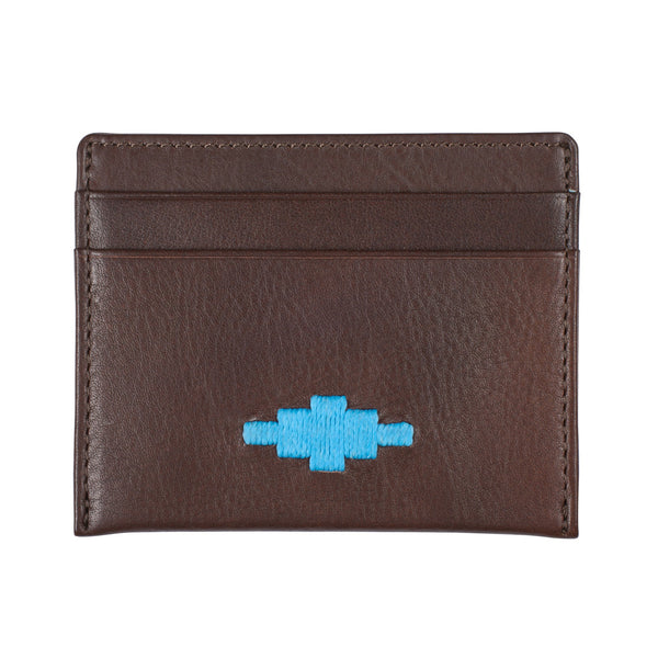 Brown & Blue Rombo Card Slip