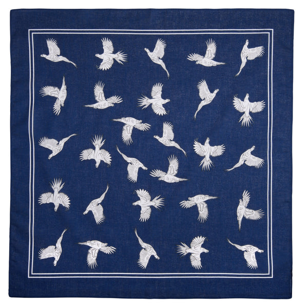 Navy Pheasant Cotton Hank