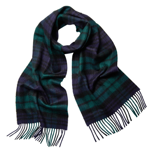 Black Watch Elgin Cashmere Scarf