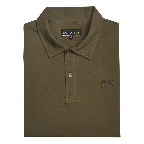 Khaki Woodbridge Pique Polo