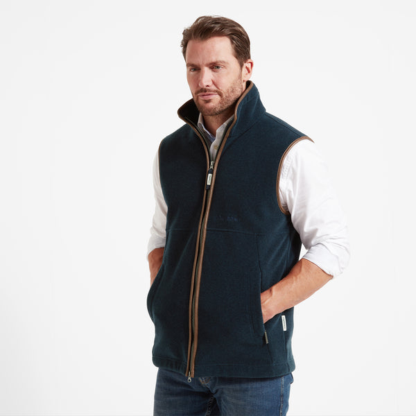 Schöffel Petrol Blue Oakham Fleece Gilet