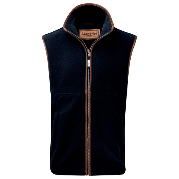 Schöffel Navy Oakham Fleece Gilet