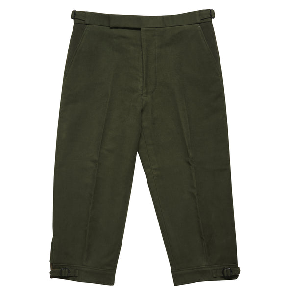 Green Moleskin Plus Twos Shooting Breeks