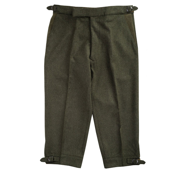 Green Austrian Loden Plus Twos Shooting Breeks