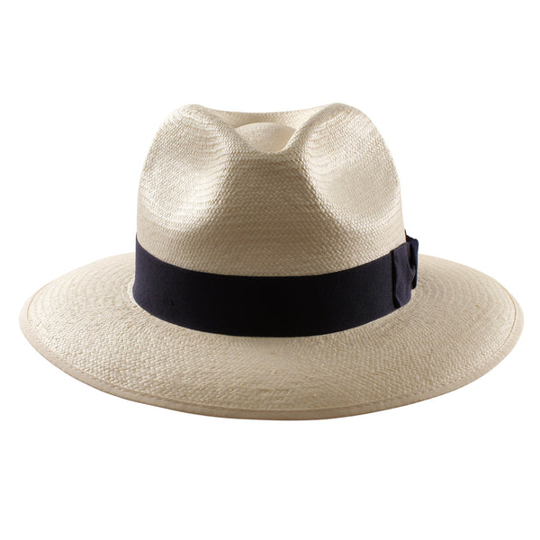 Navy Barnes Panama Hat
