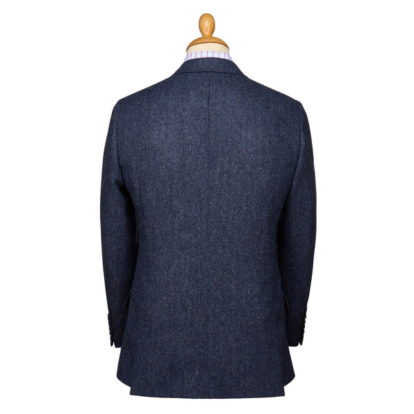 Navy Haworth Herringbone Blazer