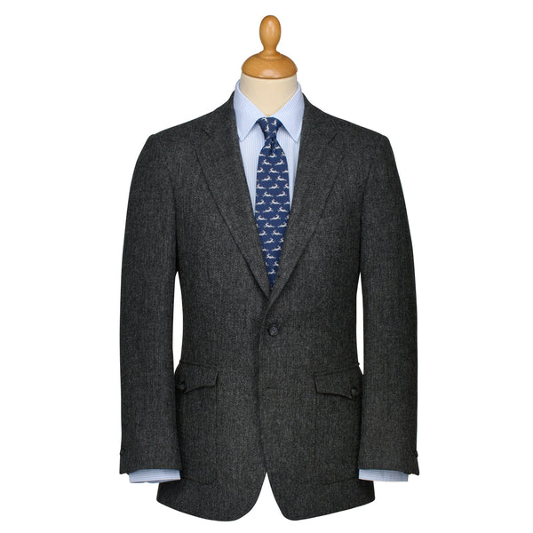 Charcoal Grange Shetland Jacket