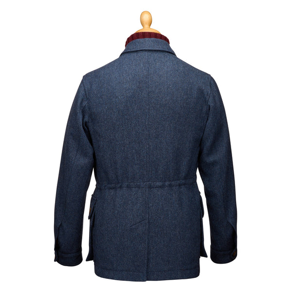 Navy Kent Unlined Wool Jacket