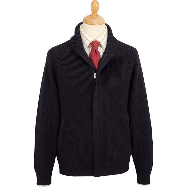 Navy Sloane Knitted Jacket