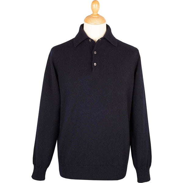 Navy Polo Jumper