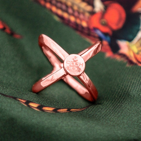 Rose Gold Scarf Ring