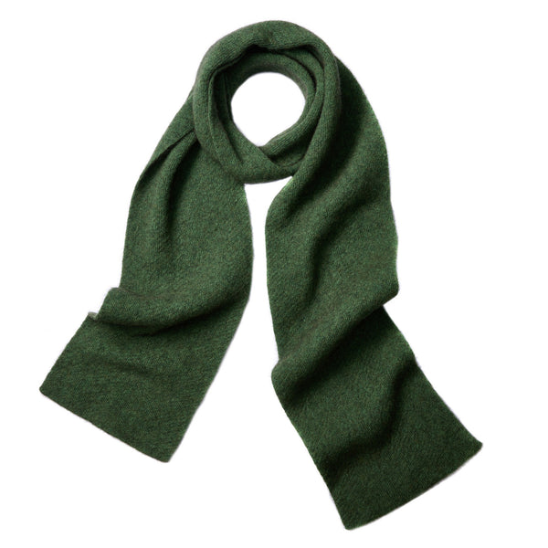 Green Merino & Possum Chevi Scarf