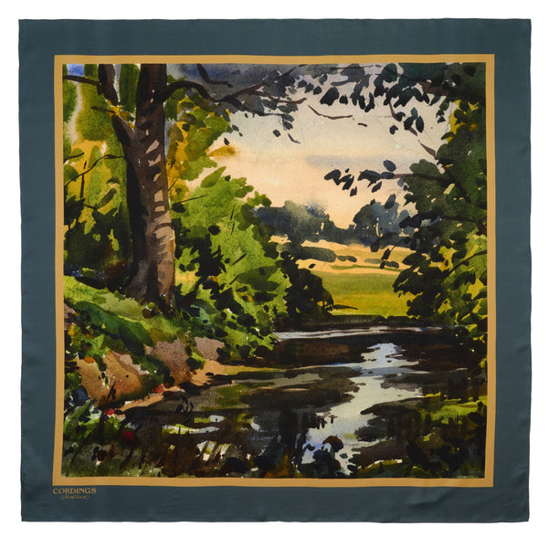 Down by the River Silk Scarf