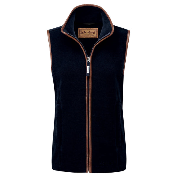 Navy Schöffel Lyndon Fleece Gilet