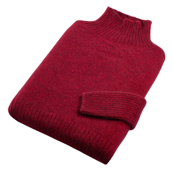 Red Possum Merino Turtle Neck