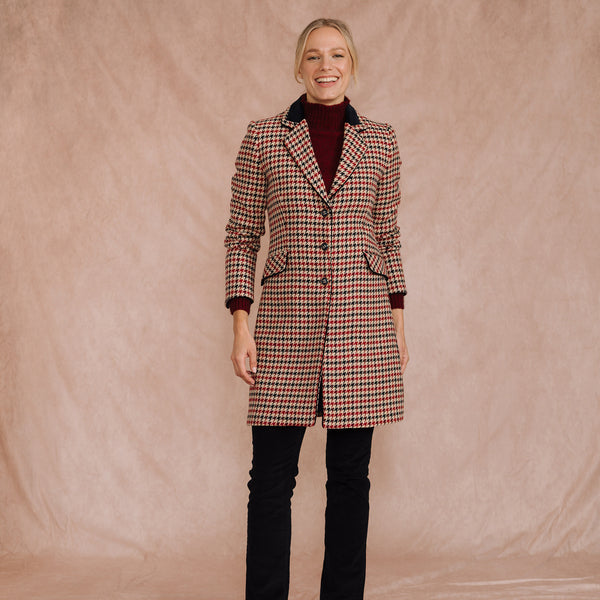 Houndstooth Tavistock Coat