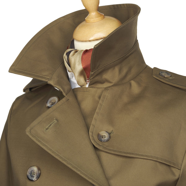 Khaki Classic Belted Trench Coat
