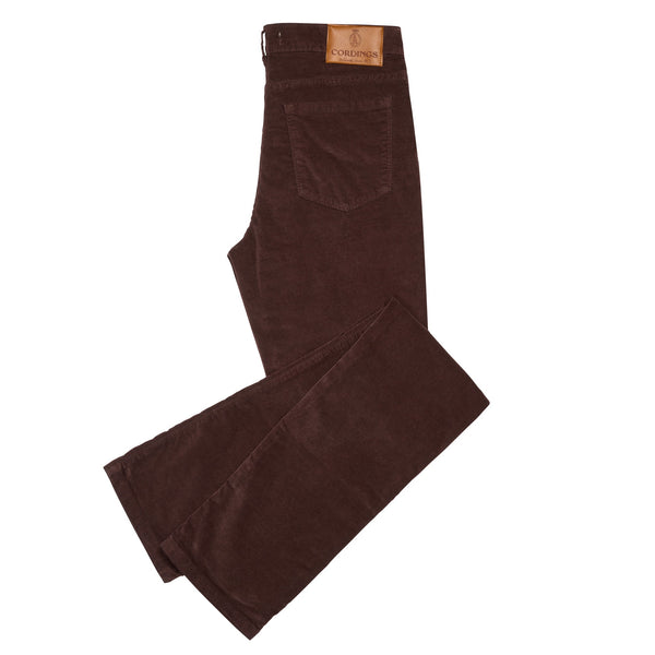 Chocolate Brown Stretch Moleskin Jeans