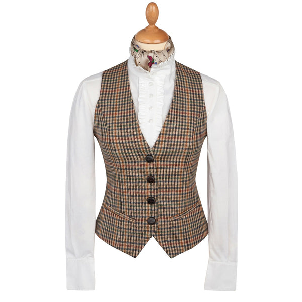 Wincanton Tweed Uncollared Waistcoat