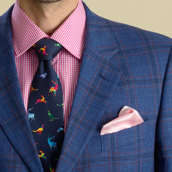 Pink Solid Silk Hank