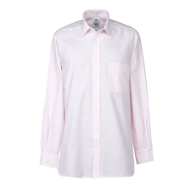 Pink Vintage Striped Oxford Shirt