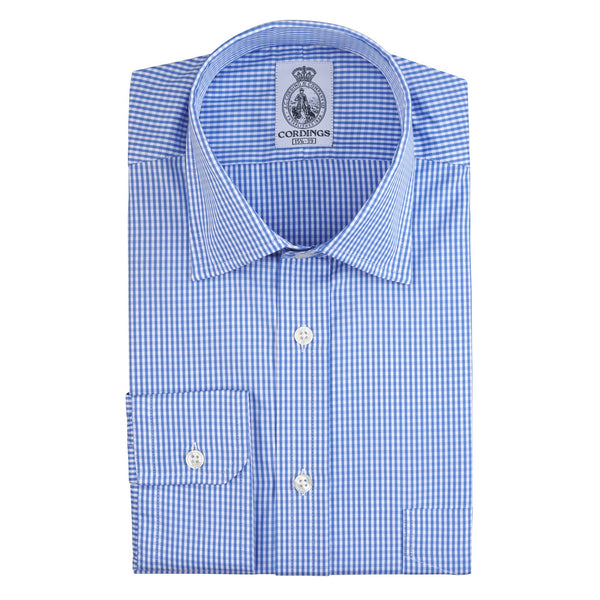 Blue Holt Gingham Poplin Shirt
