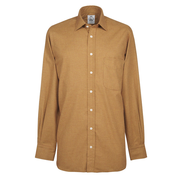 Mustard Puppy Tooth Check Shirt