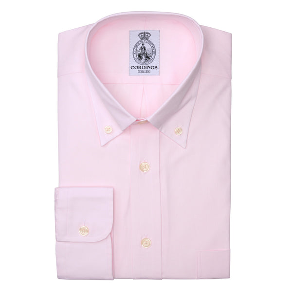 Blush Pink Button Down Chambray Shirt