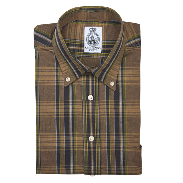 Brown Kent Short Sleeve Shirt