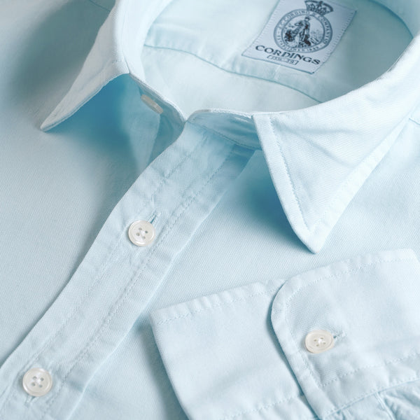 Ice Blue Vintage Oxford Shirt