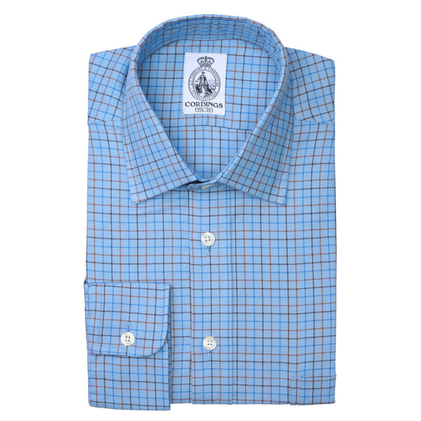 Blue Cresta Tattersall Shirt
