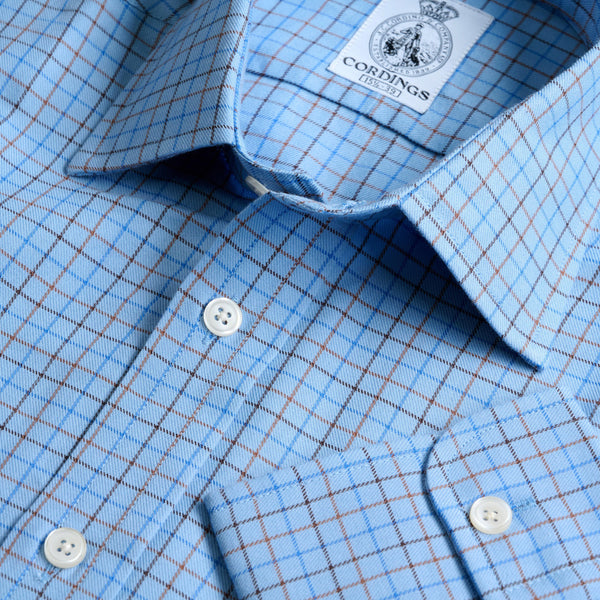 Blue Cresta Tattersall Shirt
