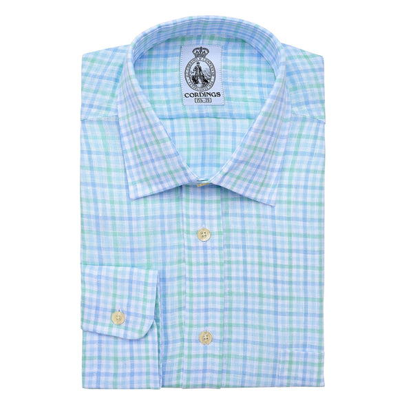 Blue & Green Blakeney Gingham Shirt