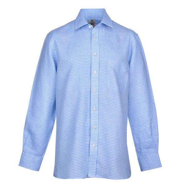 Blue Bodham Check Shirt