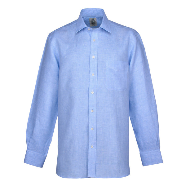 Blue Burnham Check Shirt