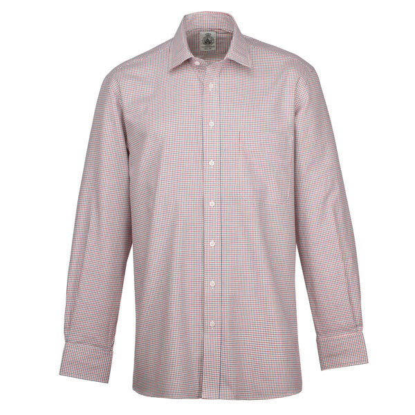 Red & Blue Chorley Check Shirt