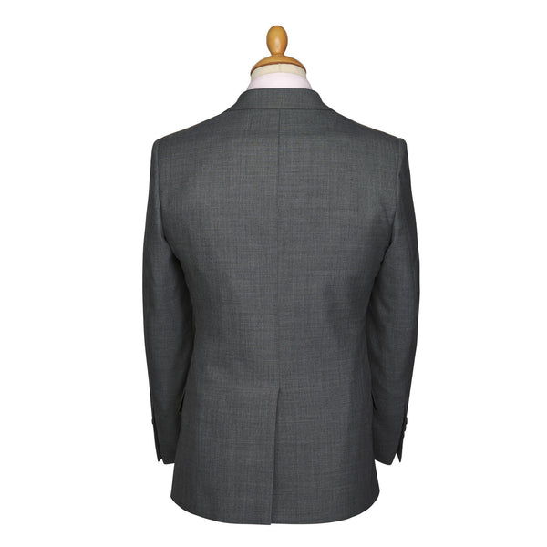 Charcoal 10oz Double Breasted Sharkskin Suit