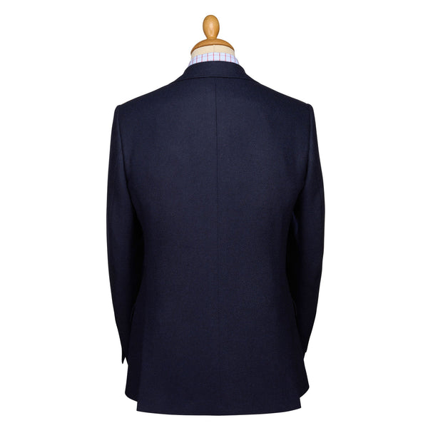 Navy 13oz Three Button Shetland Twill Suit