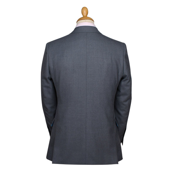 Grey 8oz Double Breasted Worsted Flannel Suit