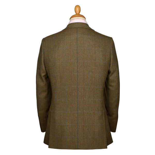 Green 14oz Tweed Three-Roll-Two Suit