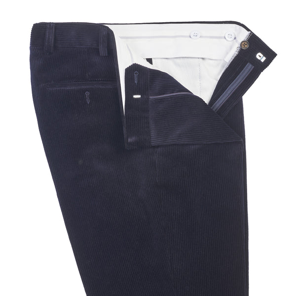 Navy York Corduroy Trousers