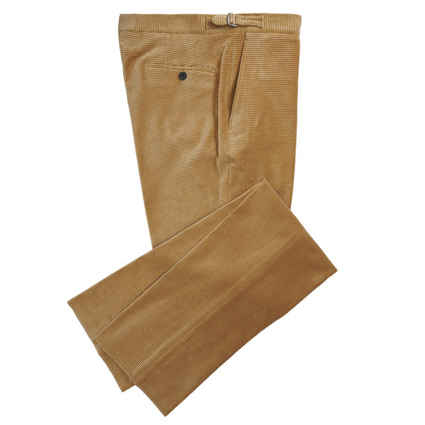 Fawn Horizontal Corduroy Trousers